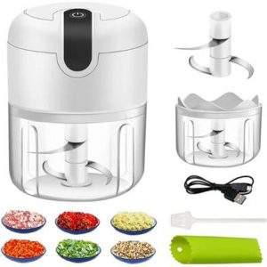3 blade Portable Electric Mini Food Chopper 250ml
